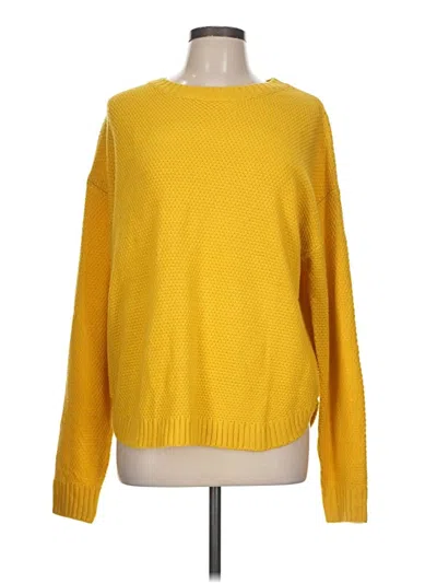 Pre-owned Unbranded Pullover Sweater In Yellow