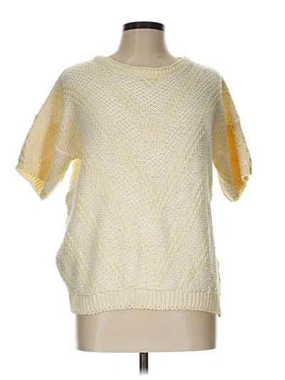 Pre-owned Unbranded Pullover Sweater In Yellow