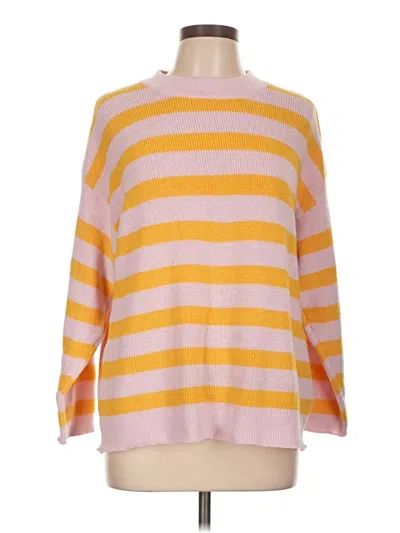 Pre-owned Unbranded Pullover Sweater In Yellow