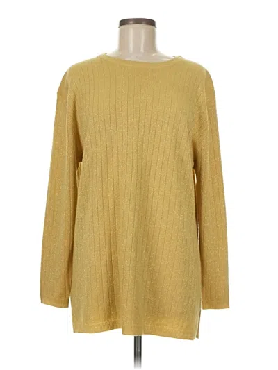 Pre-owned Unbranded Pullover Sweater In Yellow