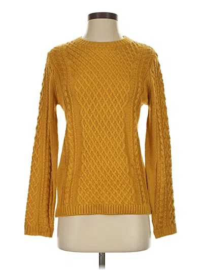 Pre-owned Unbranded Pullover Sweater In Yellow