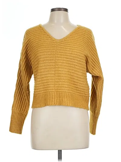 Pre-owned Unbranded Pullover Sweater In Yellow
