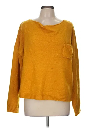 Pre-owned Unbranded Pullover Sweater In Yellow