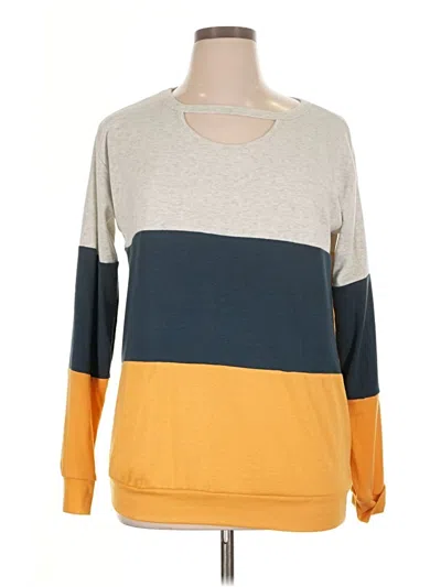 Pre-owned Unbranded Pullover Sweater In Yellow