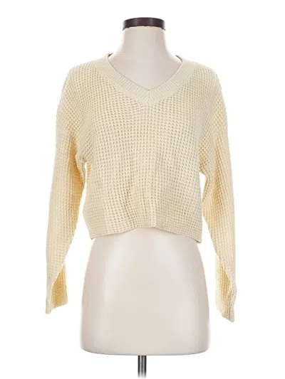 Pre-owned Unbranded Pullover Sweater In Yellow