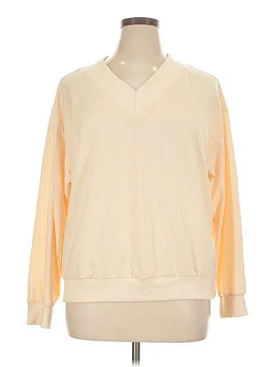 Pre-owned Unbranded Pullover Sweater In Yellow