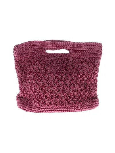 Pre-owned Unbranded Purse In Burgundy