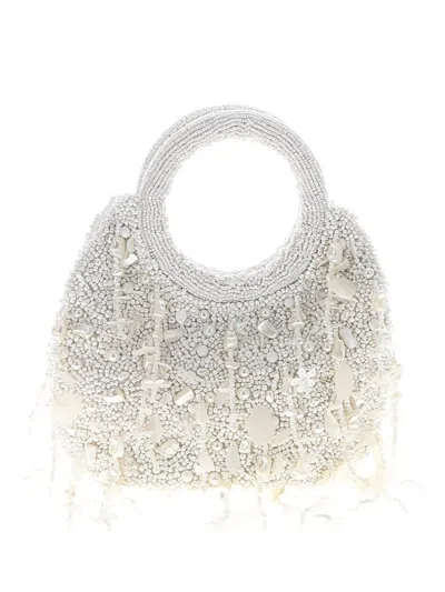 Pre-owned Unbranded Purse In Ivory