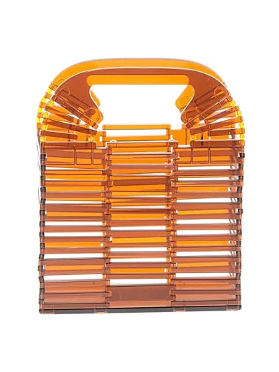 Pre-owned Unbranded Purse In Orange