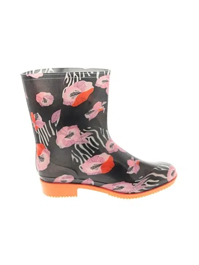 Pre-owned Unbranded Rain Boots In Black