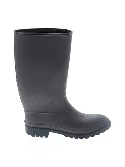 Pre-owned Unbranded Rain Boots In Black