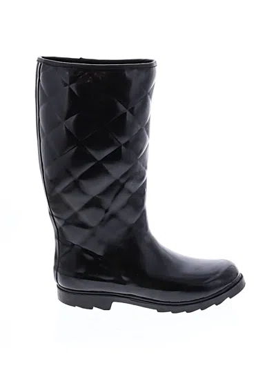 Pre-owned Unbranded Rain Boots In Black