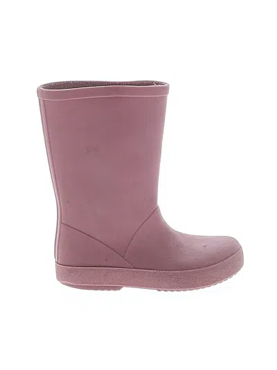 Pre-owned Unbranded Kids' Rain Boots In Burgundy