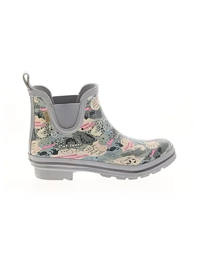 Pre-owned Unbranded Rain Boots In Gray