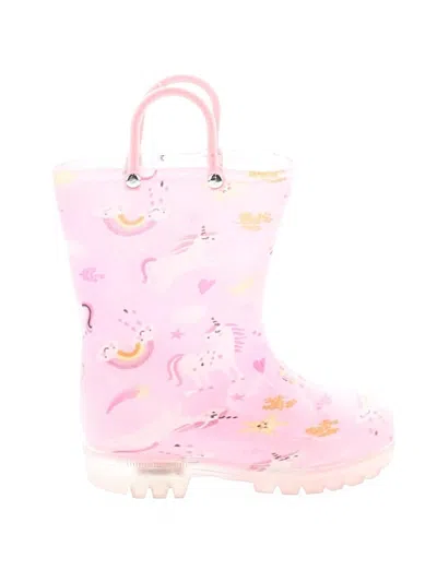 Pre-owned Unbranded Kids' Rain Boots In Pink