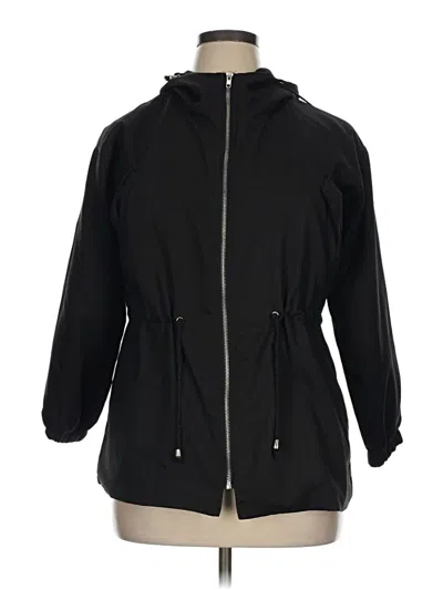Pre-owned Unbranded Raincoat In Black