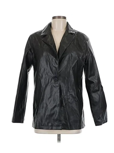Pre-owned Unbranded Raincoat In Black