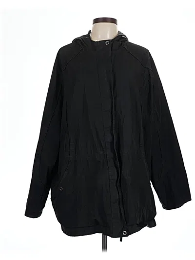 Pre-owned Unbranded Raincoat In Black