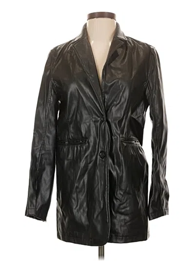 Pre-owned Unbranded Raincoat In Black