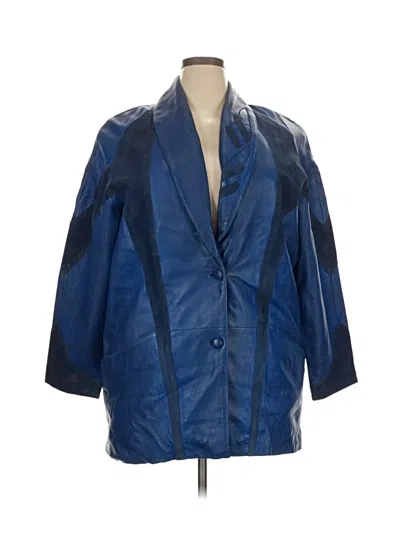 Pre-owned Unbranded Raincoat In Blue