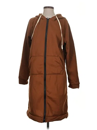 Pre-owned Unbranded Raincoat In Brown
