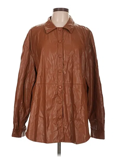 Pre-owned Unbranded Raincoat In Brown