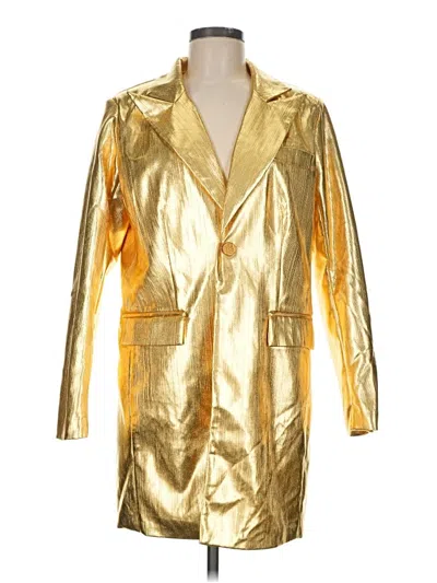 Pre-owned Unbranded Raincoat In Gold