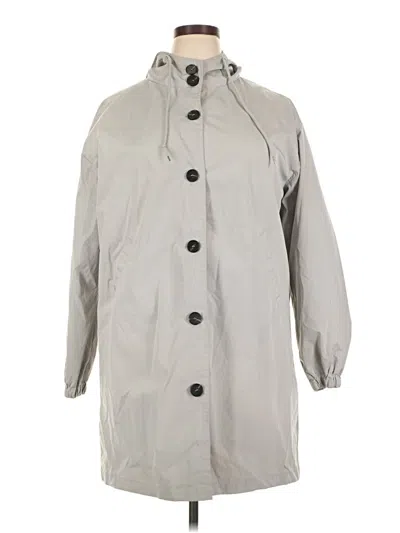 Pre-owned Unbranded Raincoat In Gray