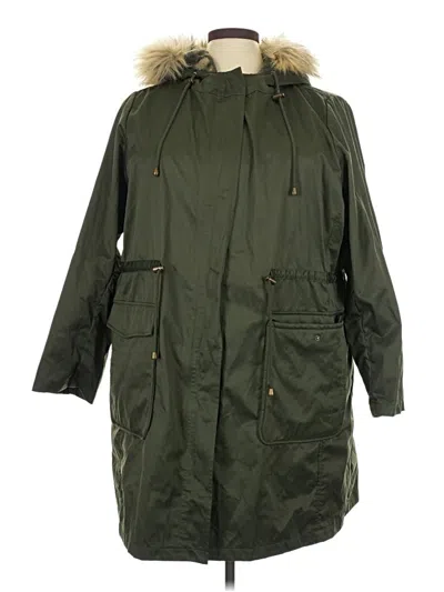 Pre-owned Unbranded Raincoat In Green
