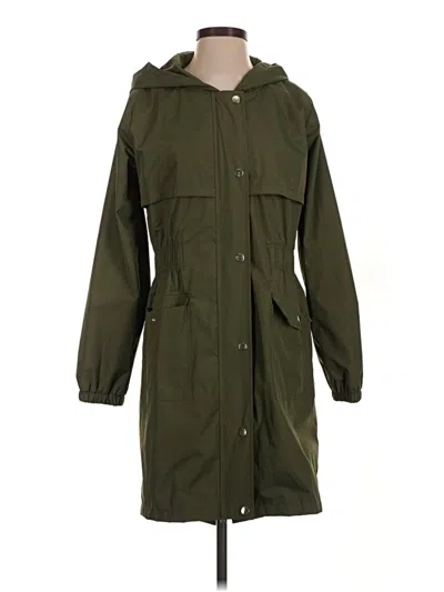 Pre-owned Unbranded Raincoat In Green