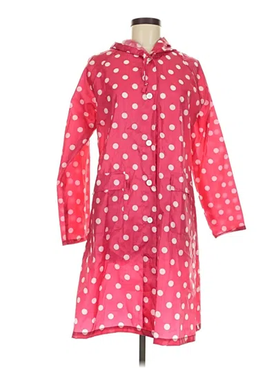 Pre-owned Unbranded Raincoat In Pink
