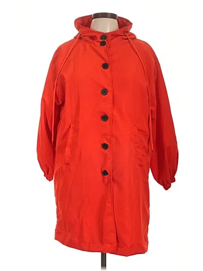 Pre-owned Unbranded Raincoat In Red