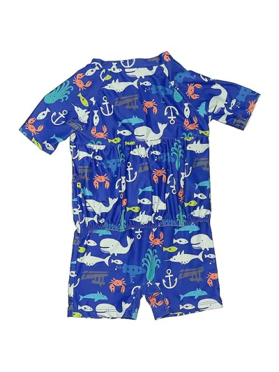 Pre-owned Unbranded Kids' Rash Guard In Blue