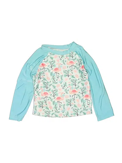 Pre-owned Unbranded Kids' Rash Guard In Blue