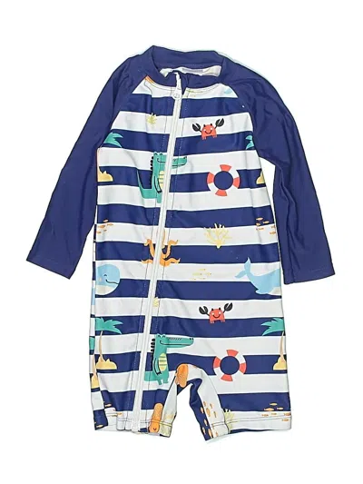 Pre-owned Unbranded Babies' Rash Guard In Blue