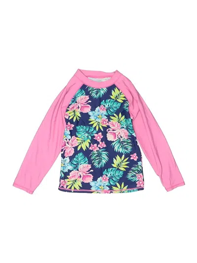 Pre-owned Unbranded Kids' Rash Guard In Pink