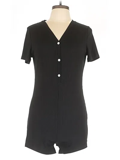 Pre-owned Unbranded Romper In Black