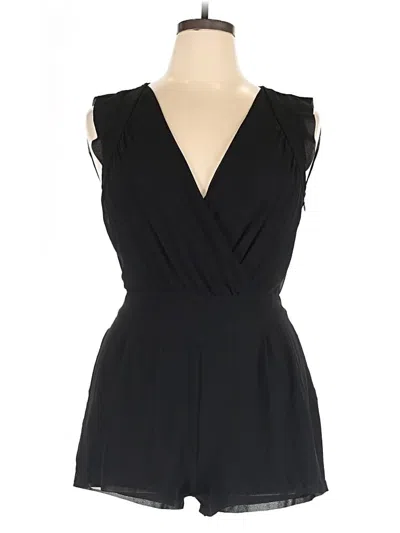 Pre-owned Unbranded Romper In Black