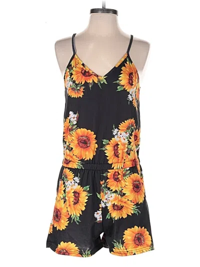 Pre-owned Unbranded Romper In Black