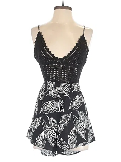 Pre-owned Unbranded Romper In Black