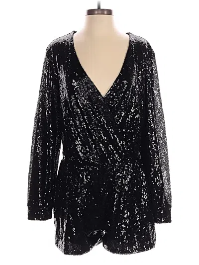 Pre-owned Unbranded Romper In Black