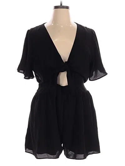 Pre-owned Unbranded Romper In Black