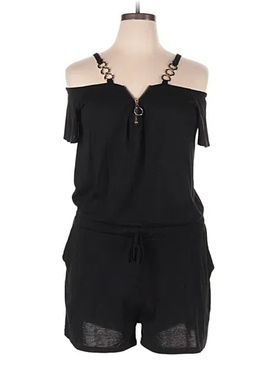 Pre-owned Unbranded Romper In Black