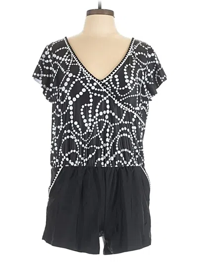 Pre-owned Unbranded Romper In Black