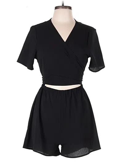 Pre-owned Unbranded Romper In Black