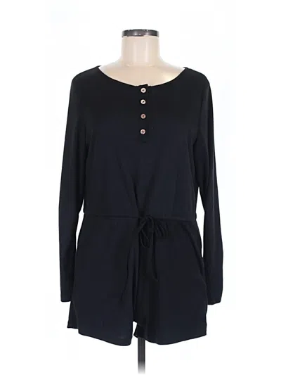 Pre-owned Unbranded Romper In Black