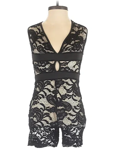 Pre-owned Unbranded Romper In Black