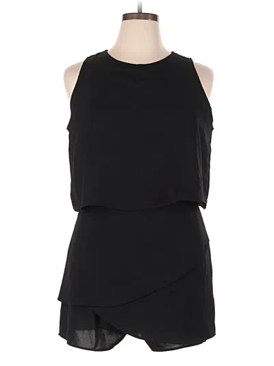 Pre-owned Unbranded Romper In Black