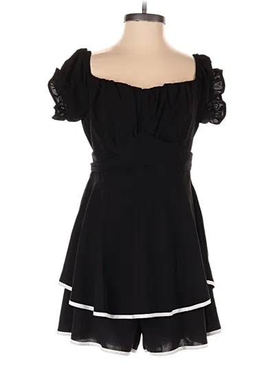 Pre-owned Unbranded Romper In Black