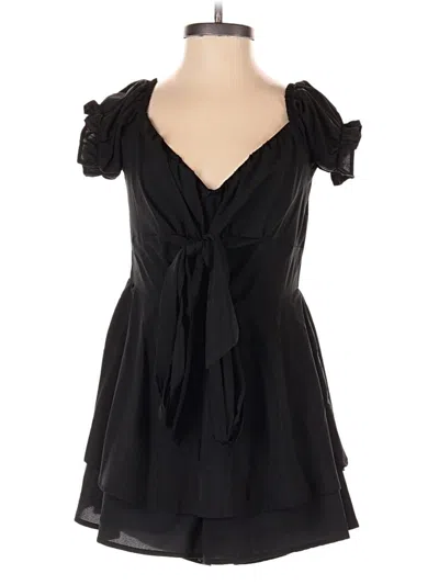Pre-owned Unbranded Romper In Black